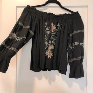 Off the Shoulder Floral Top